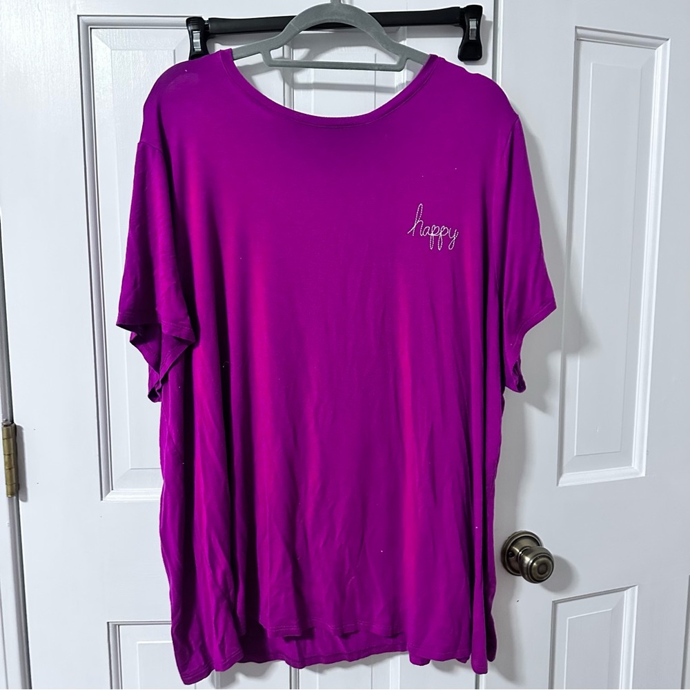 Plus Size‎ “Happy” t-shirt, plus size 3x